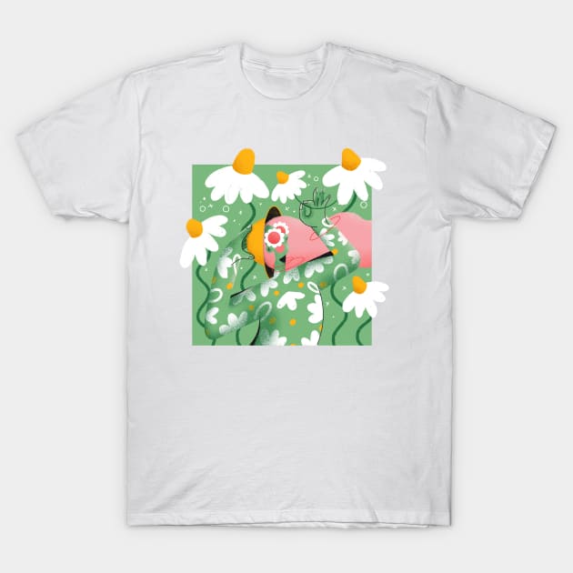 Daisy Girl T-Shirt by Living in Patterns by Laura